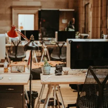 Office without people