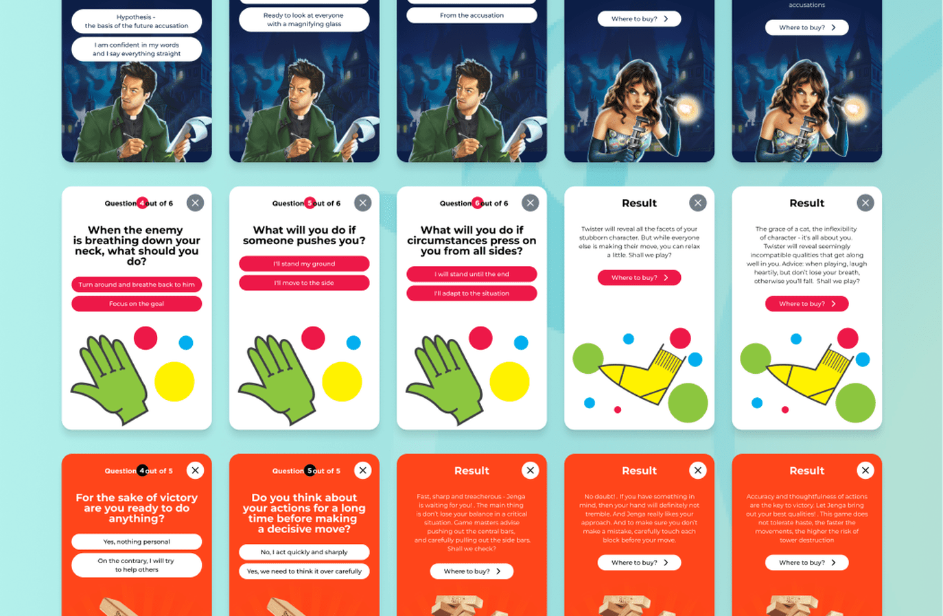 The main concept of the project was to make the process of choosing a game simple and fun through the use of gamification.