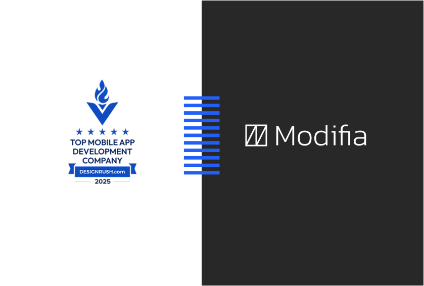Preview Modifia wins prestigious top mobile app development company award on DesignRush